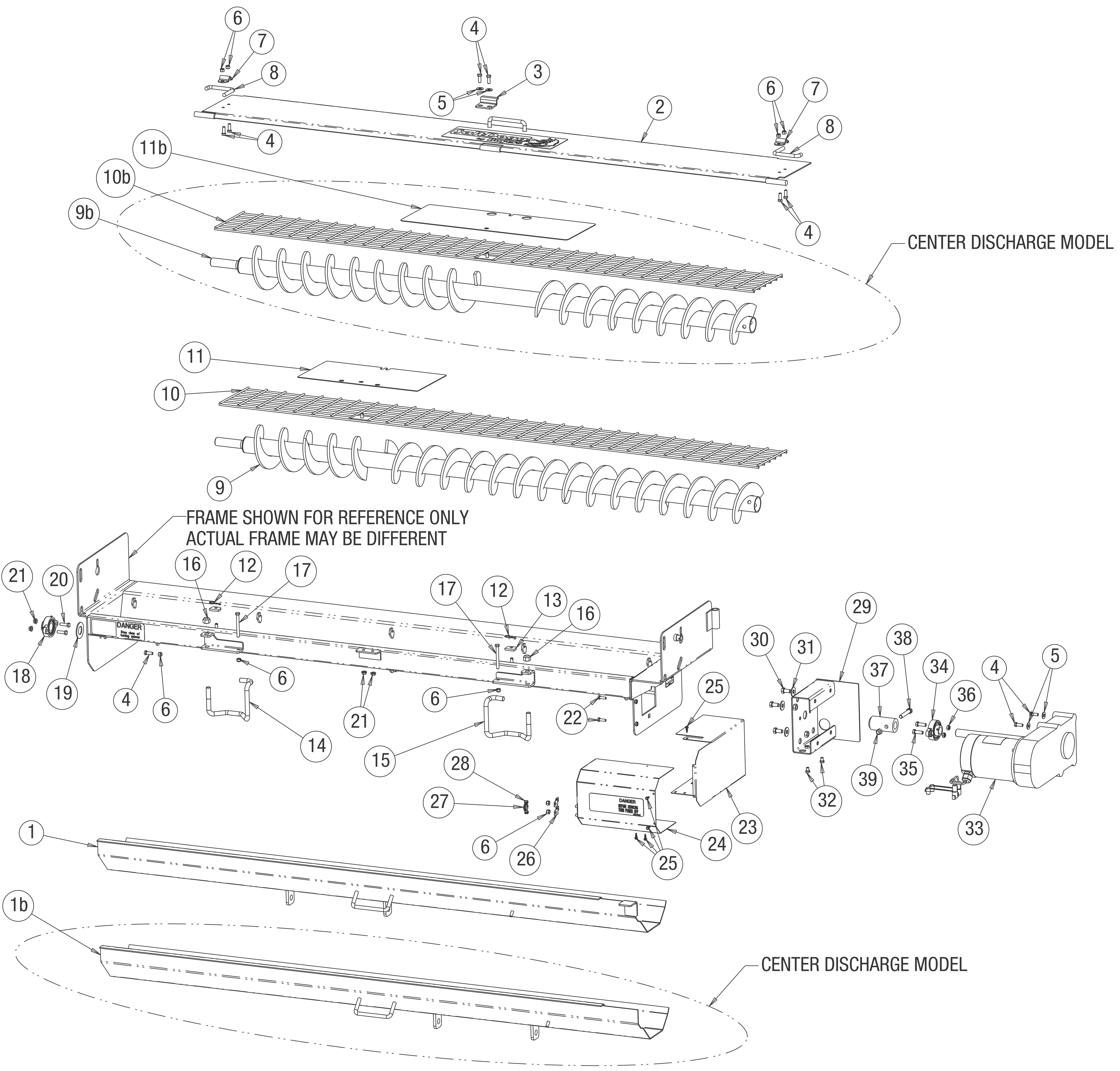 92441SSA Main Assembly (With Screen) Diagram