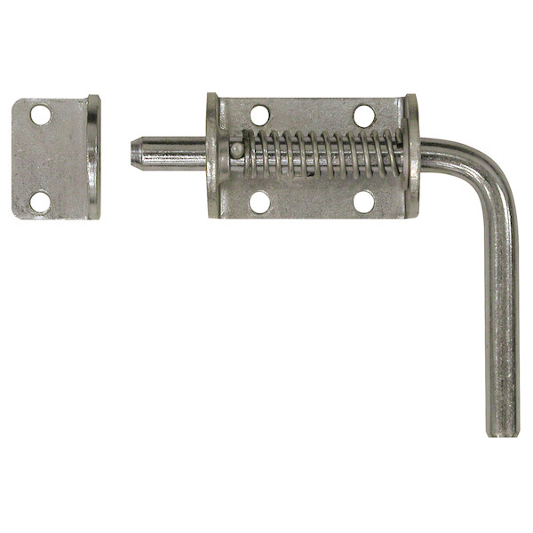 Buyers B2595LKB - 1/2 Inch Zinc-Plated Spring Latch Assembly With Keeper
