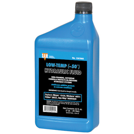 Buyers 1307005 - SAM Low-Temperature Blue Hydraulic Fluid (1 Quart Bottle)