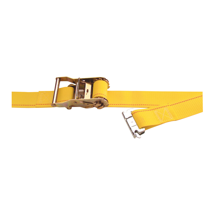 KINEDYNE 641201 - 2" x 12' Logistic Strap (With 811 Ratchet Buckle & FE8306-1 Spring Fitting)