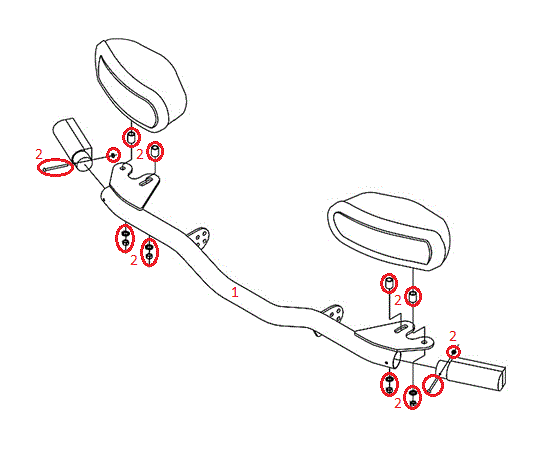 Trip-Edge RT3 Lightbar (H3732 & Down) Diagram