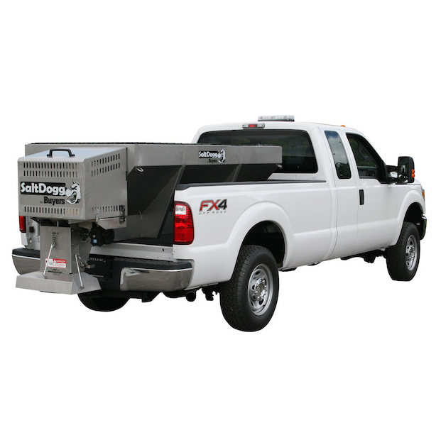 Buyers 1400050SS - SaltDogg 2 Cubic Yard Gas Stainless Steel Hopper Spreader