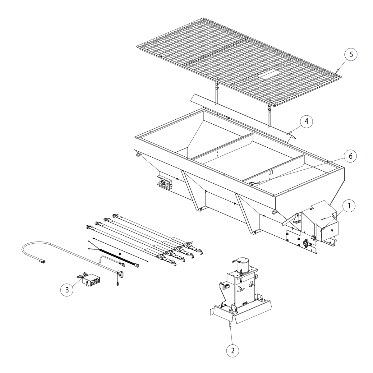 SaltDogg 1400701SS Main Assembly Diagram