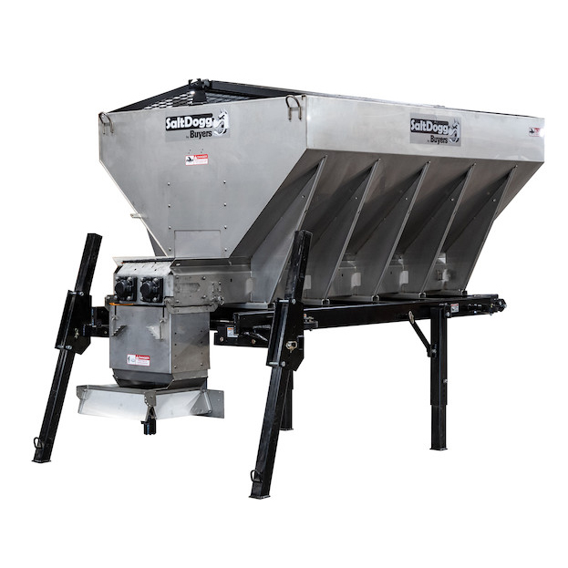 Buyers 14509F577121 - 9-Foot SaltDogg 6 Cubic Yard Hydraulic Dual-Auger Spreader