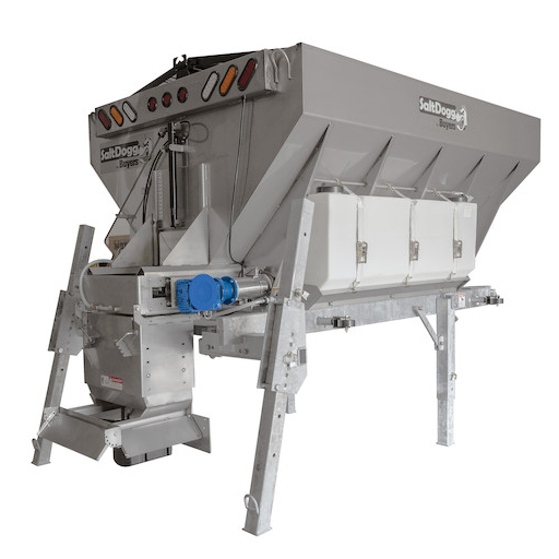 Buyers 14510F570121 - SaltDogg 7 Cubic Yard Electric Stainless Steel Municipal Hopper Spreader