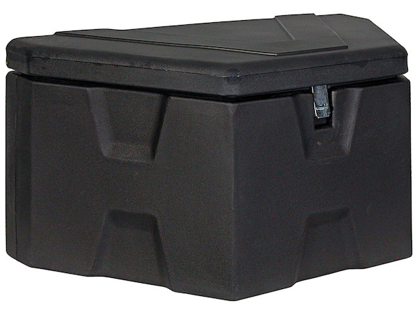 Buyers 1701680 - Black Poly Trailer Tongue Truck Box (18 In x 19 In x 36 In)