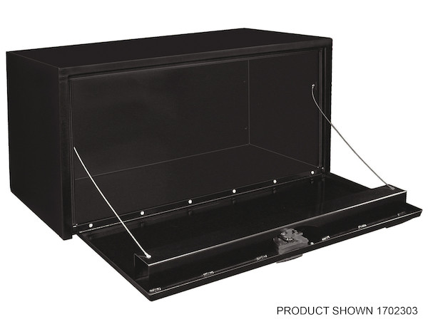 Black Steel Underbody Truck Tool Box with T-Latch Series