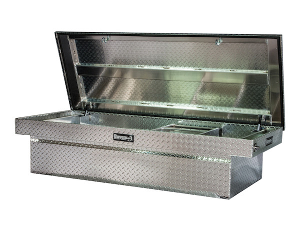Buyers 1709315 - Diamond Tread Aluminum Crossover Truck Box (18 In x 27 In x 71 In) Lower Half (18 In x 27 In x 71 In)