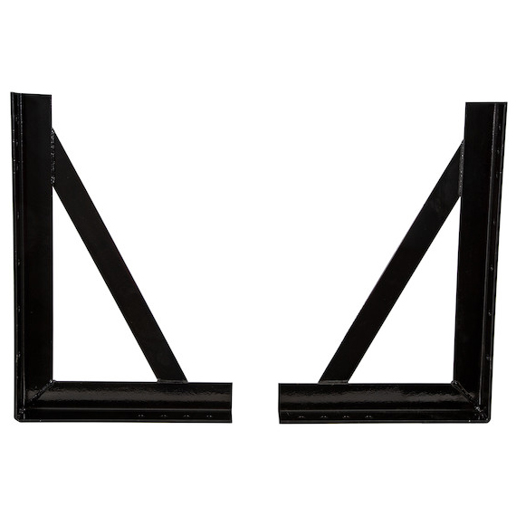 Buyers 1701005 - Welded Black Structural Steel Mounting Brackets (18 In x 18 In)