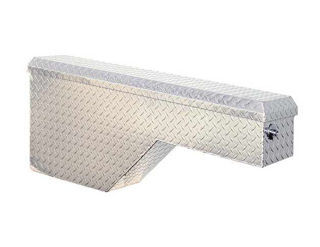 Buyers 1711205 - Diamond Tread Aluminum Wheel Well Truck Box (19 In x 9.2 In x 46.3 In)