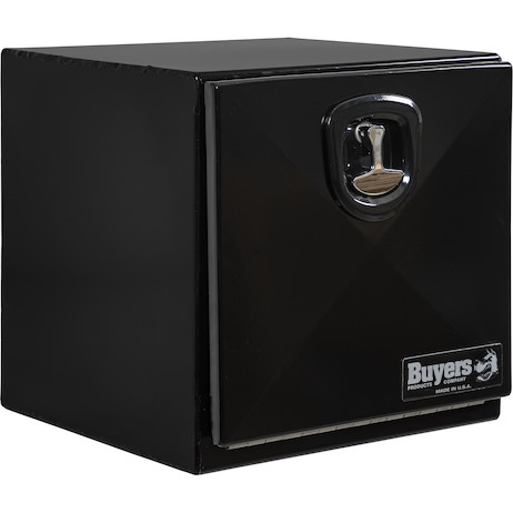 Buyers 1752799 - Pro Series Black Steel Underbody Truck Box (18 x 18 x 18 Inches)