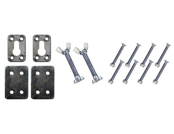 Buyers 3801000 - Mounting Hardware for Chrome Plated Steel Motorcycle Chock