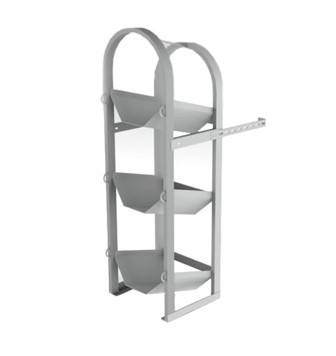 Kargo Master 40200 - 3-Tier Refrigerant Tank Rack (12 Inch x 14 Inch x 38 Inch)