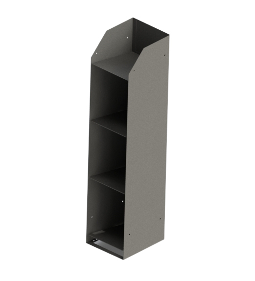 Kargo Master 40280 - Standing Binder Rack (10 Inch x 46 Inch x 12 Inch)