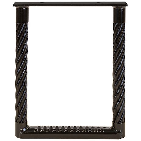 Buyers 5231512 - Black Powder Coated Cable Type Truck Step (15 In x 12 In x 1.38 In)