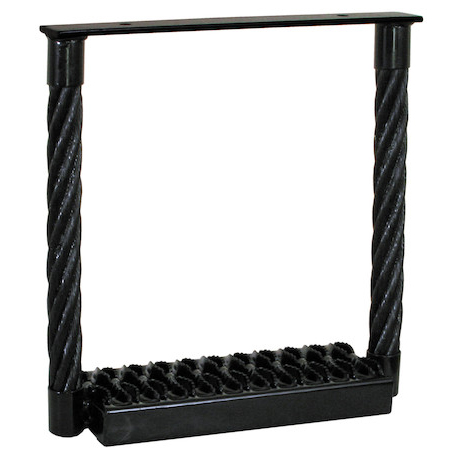 Buyers 5231515 - Black Powder Coated Cable Type Truck Step (15 In x 15 In x 4.75 In)