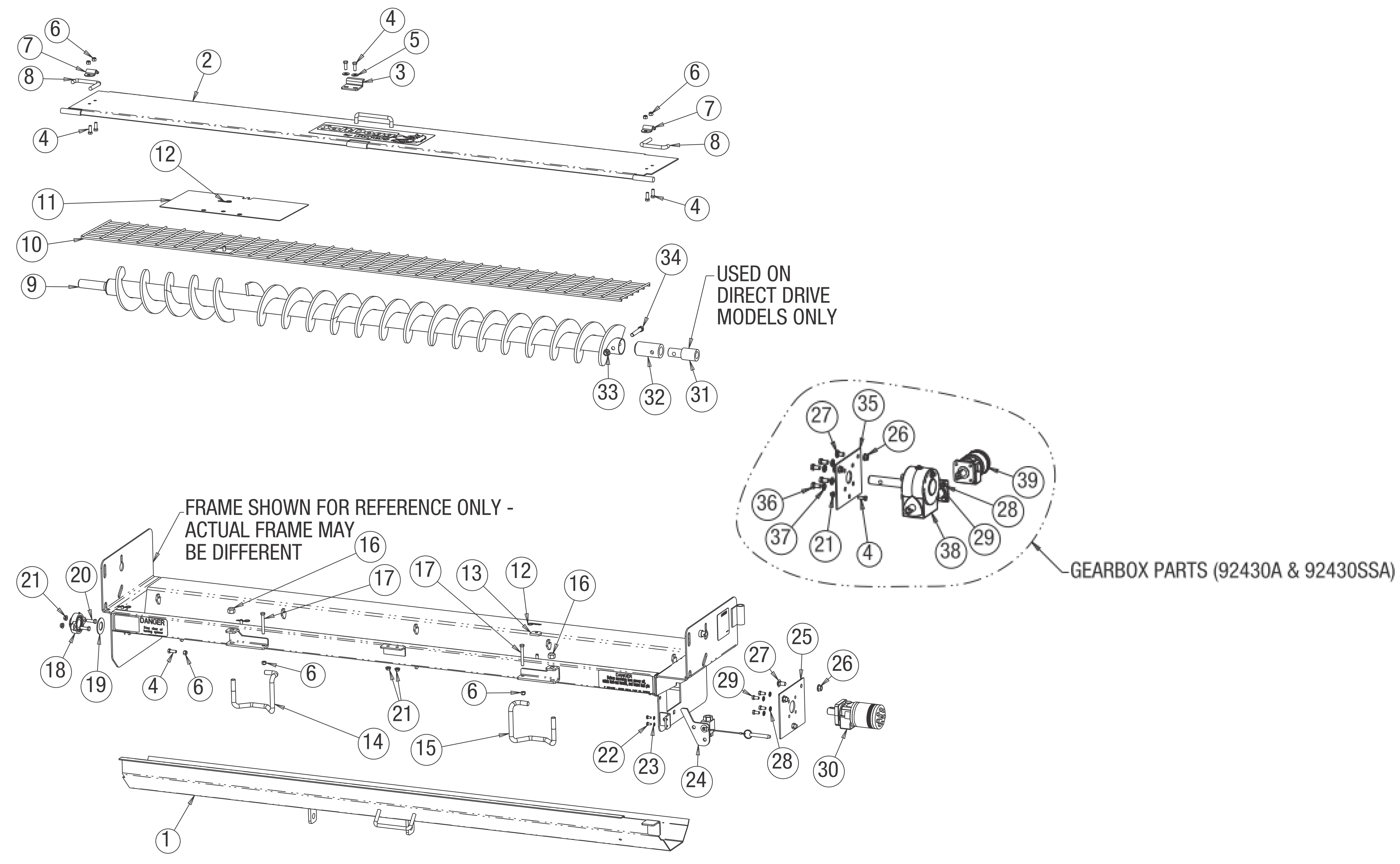92421SSA Assembly With Ball Valve (2014+) Diagram
