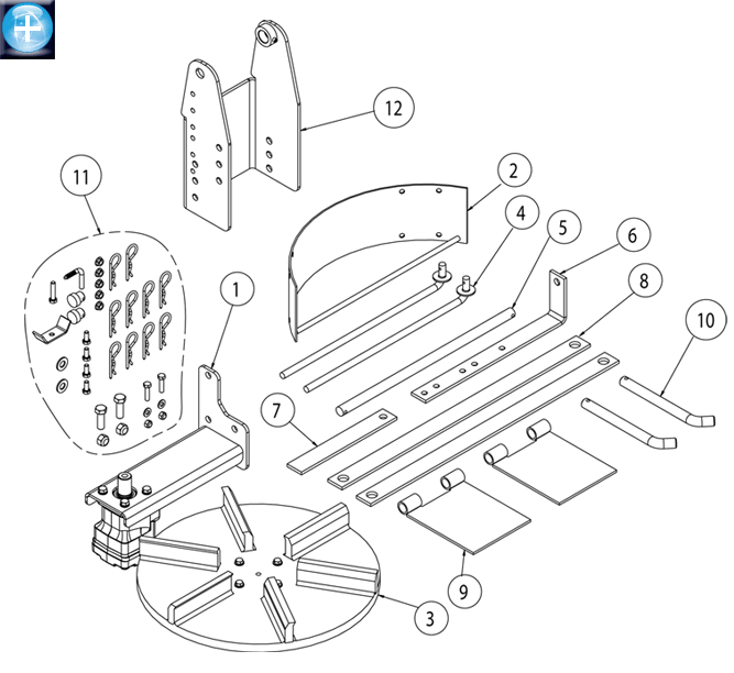 92425SSA Hardware Kit Diagram