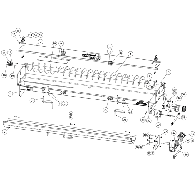 92430SSA Main Assembly With Ball Valve (2013-) Diagram