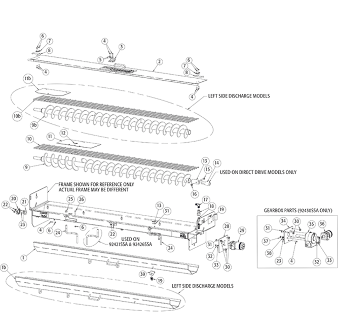 92430SSA Main Assembly (With Stainless Steel Hose Lockout) Diagram