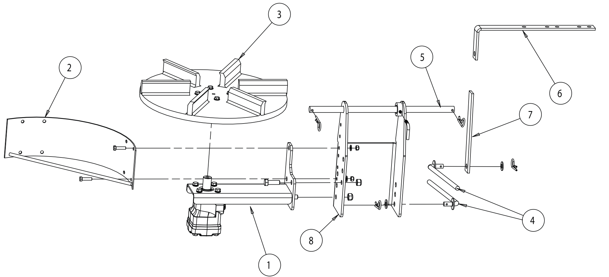 92430SSA Spinner Frame Diagram