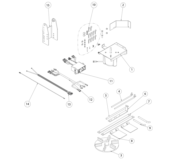 92441SSA Hardware Kit Diagram