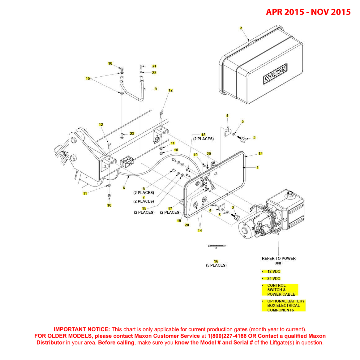 Maxon GPT (Apr 2015 - Nov 2015) Pump Cover And Mounting Plate Assembly Diagram