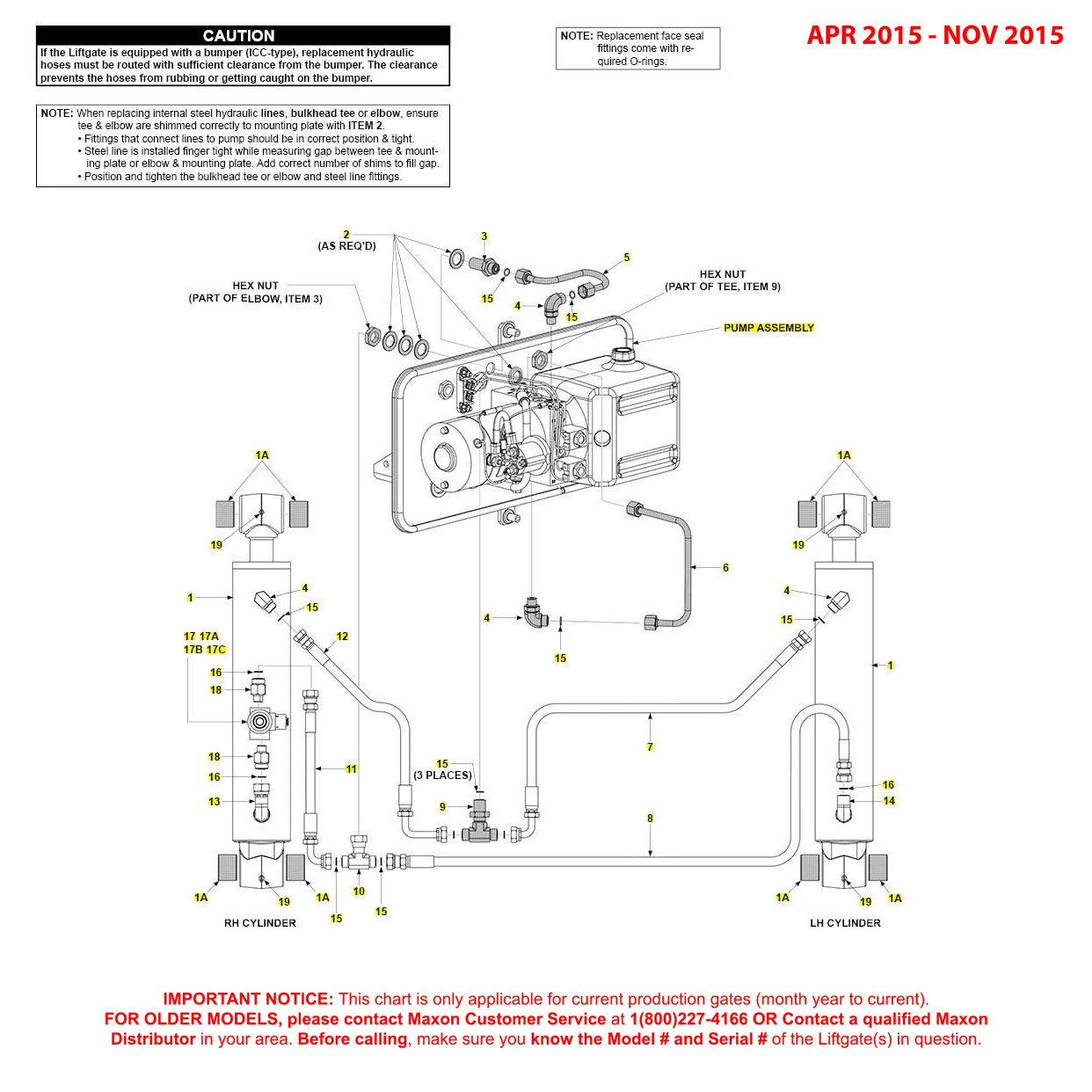 Maxon GPT (Apr 2015 - Nov 2015) Power Down Hydraulic Systems Diagram