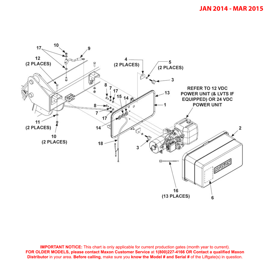 Maxon GPT (Jan 2014 - Mar 2015) Pump Assembly Diagram