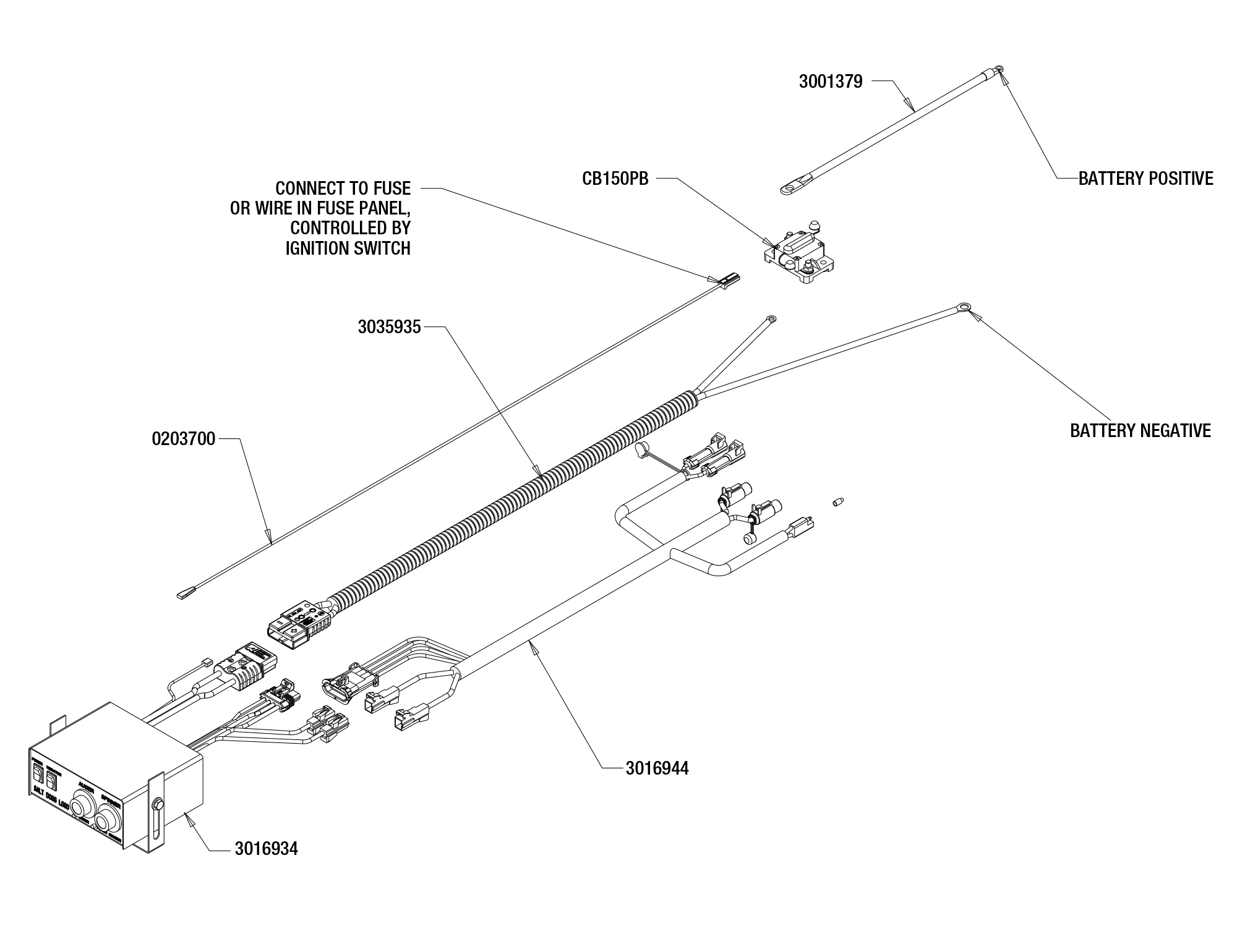 1400701ss 3016934 Control Wiring Diagram Shop Iteparts