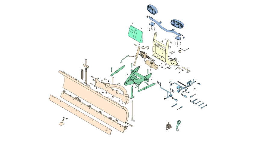 BOSS Trip-Edge RT3 (w/ SmartHitch2) Diagram