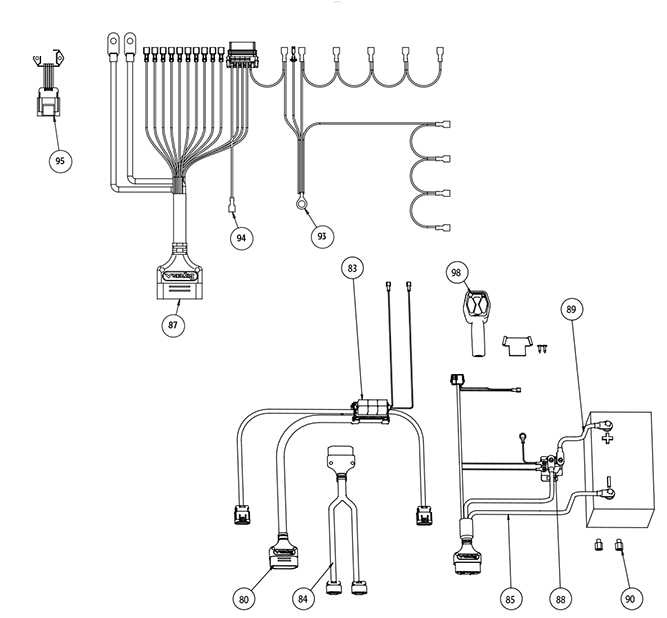 Buyers Snowdogg Vmd75 Vxf Vmd Discontinued Models Harness Diagram From Iteparts Com