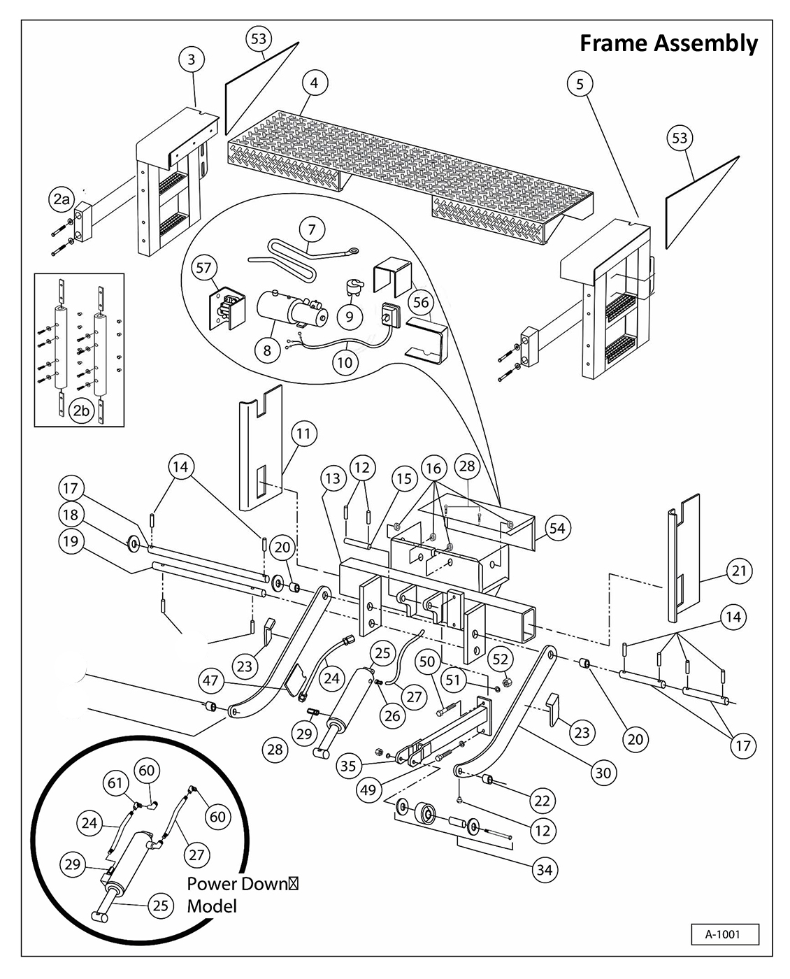 Anthony AST / ASTL / ATU Frame Assembly Diagram