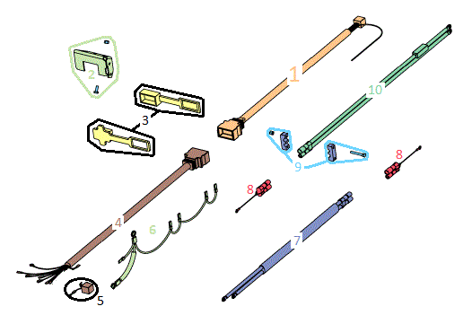 ATV Straight Blade Harness Wiring Diagram
