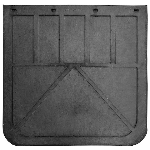 Buyers B24LP - Heavy Duty Black Rubber Mudflaps (24 In x 24 In)