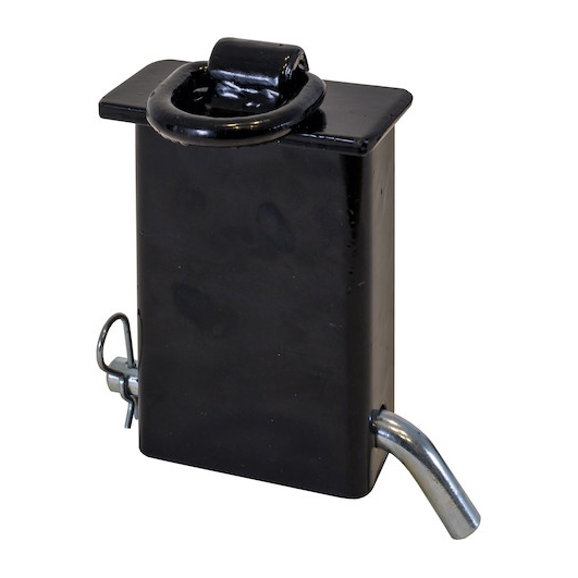 Buyers B32SP - Black Powder-Coated Stake Pocket 3/8 Inch Forged D-Ring