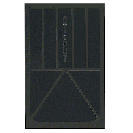 Buyers B24SPP - Solid Black Rubber Mudflaps (24 In x 24 In)