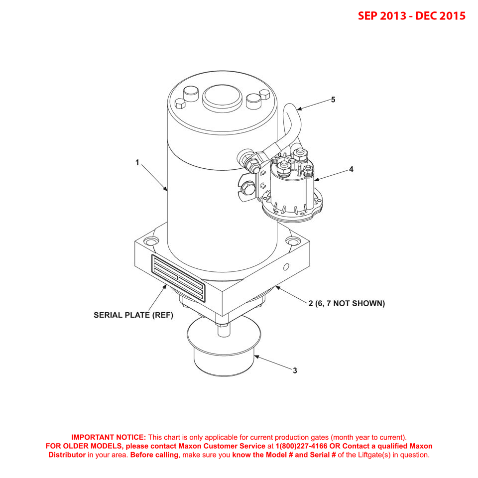 Maxon BMRA (Sep 2013 - Dec 2015) 12VDC Power Unit For Pump 2 And No Manifold Diagram