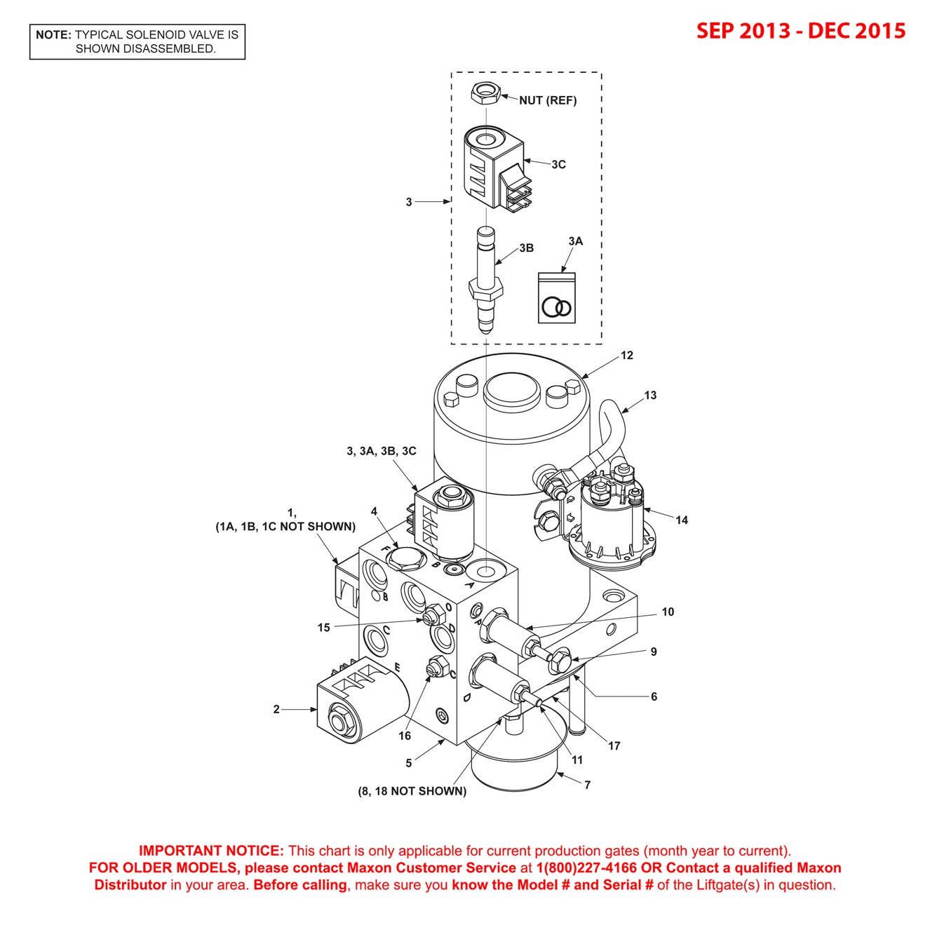Maxon BMRA (Sep 2013 - Dec 2015) 12VDC Power Down Power Unit Diagram