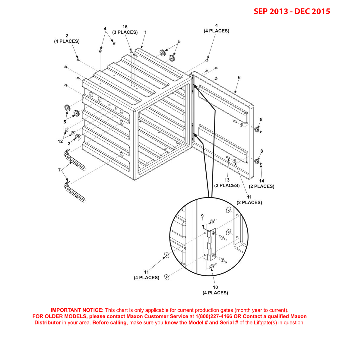 Maxon BMRA (Sep 2013 - Dec 2015) Optional Battery Box Diagram