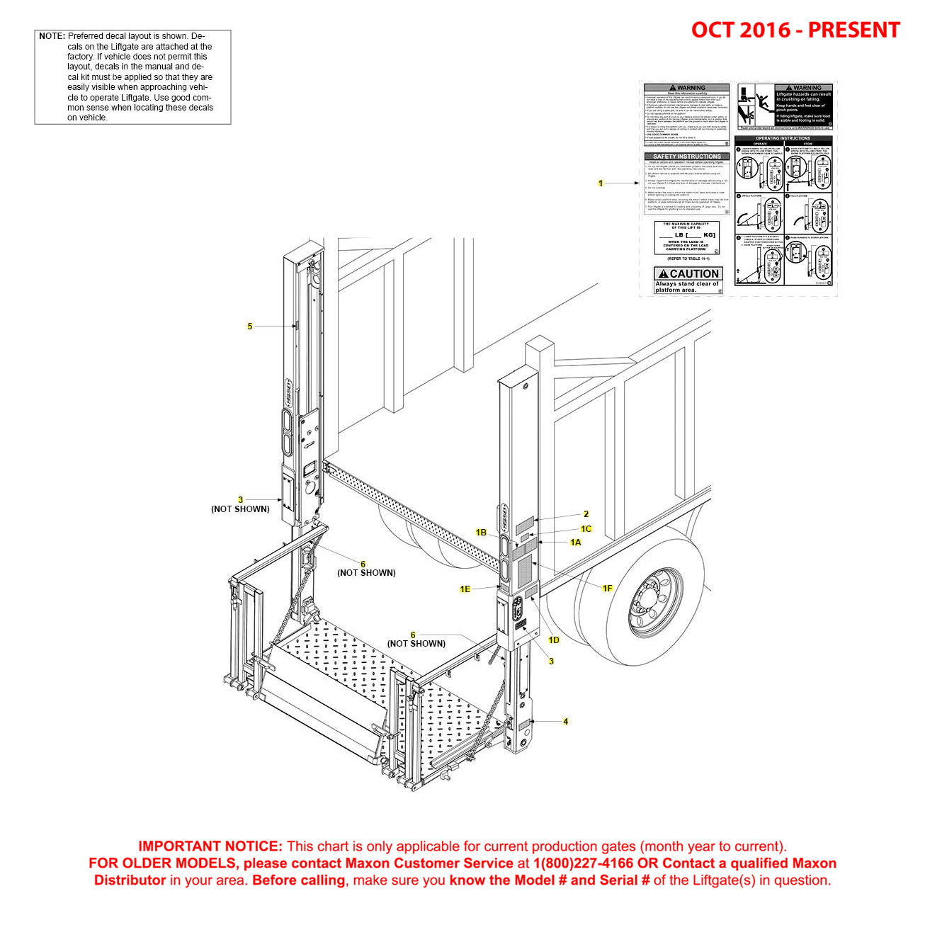 Maxon BMR-CS (Oct 2016 - Present) Decals Diagram