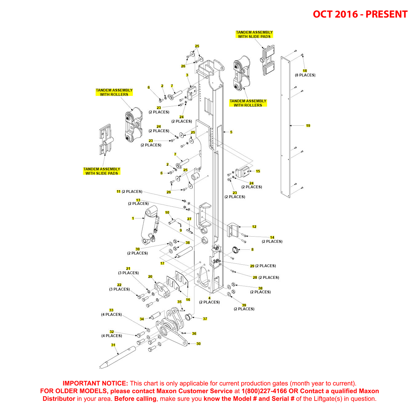 Maxon BMR-CS (Oct 2016 - Present) Right Hand Runner Assembly Diagram