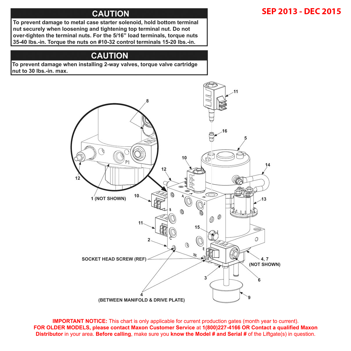 Maxon BMRSD (Sep 2013 - Dec 2015) 12VDC Power Unit Diagram