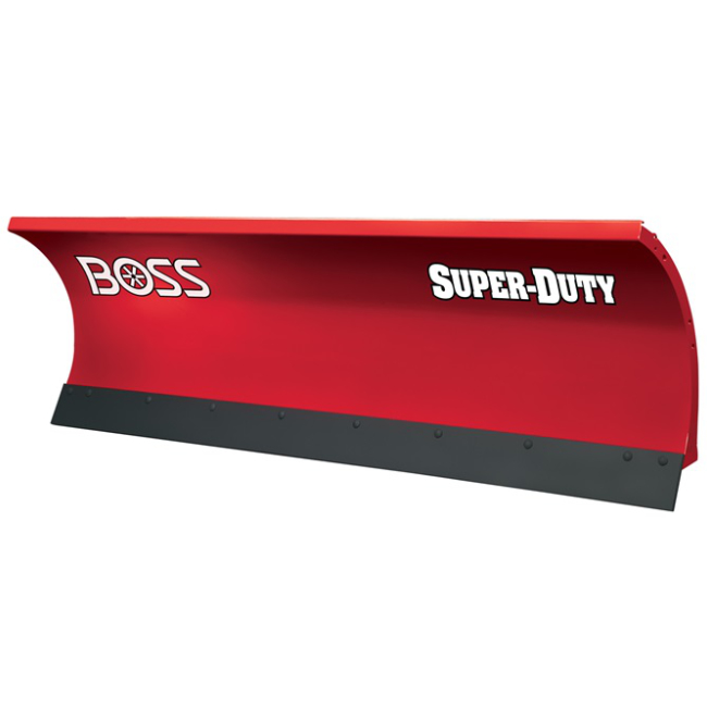 BOSS 7-1/2 Foot Steel Skid-Steer Straight Blade Snow Plow