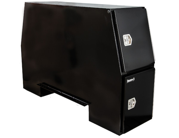 Buyers BP855524B - Black Steel Backpack Truck Box with 9.1 Inch Offset Floor (55 In x 24 In x 85 In)