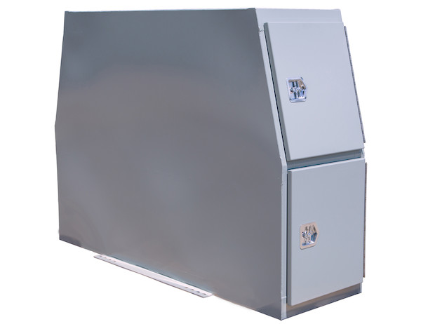Buyers BP855924P - Flat Floor Primed Steel Backpack Truck Box (59 In x 24 In x 85 In)