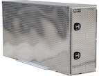Buyers BP964825 - Diamond Tread Aluminum Backpack Truck Tool Box (96 x 48 x 24)