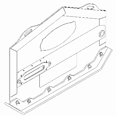 BOSS BXP16850 - Driver Side Box Plow Wing Assembly With Shoe