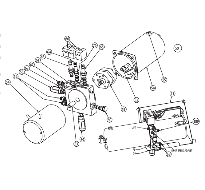 SnowDogg - EX90 Snowplow Parts Diagram - ITEParts.com straight blade snowdogg plow wiring diagram 