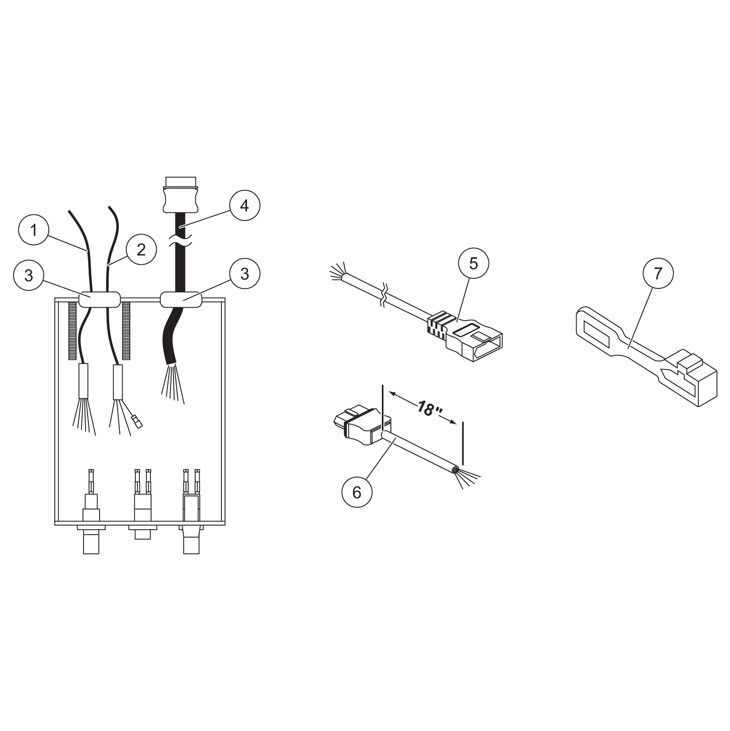 FISHER Gas Motor Steel-Caster (1.5 - 6.0 Cu Yd) Electrical Components Diagram